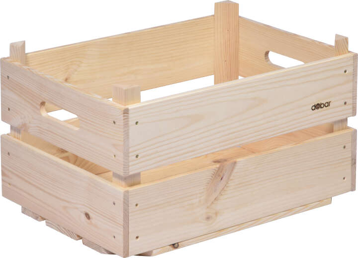 dobar Vorratskiste aus Holz stapelbar